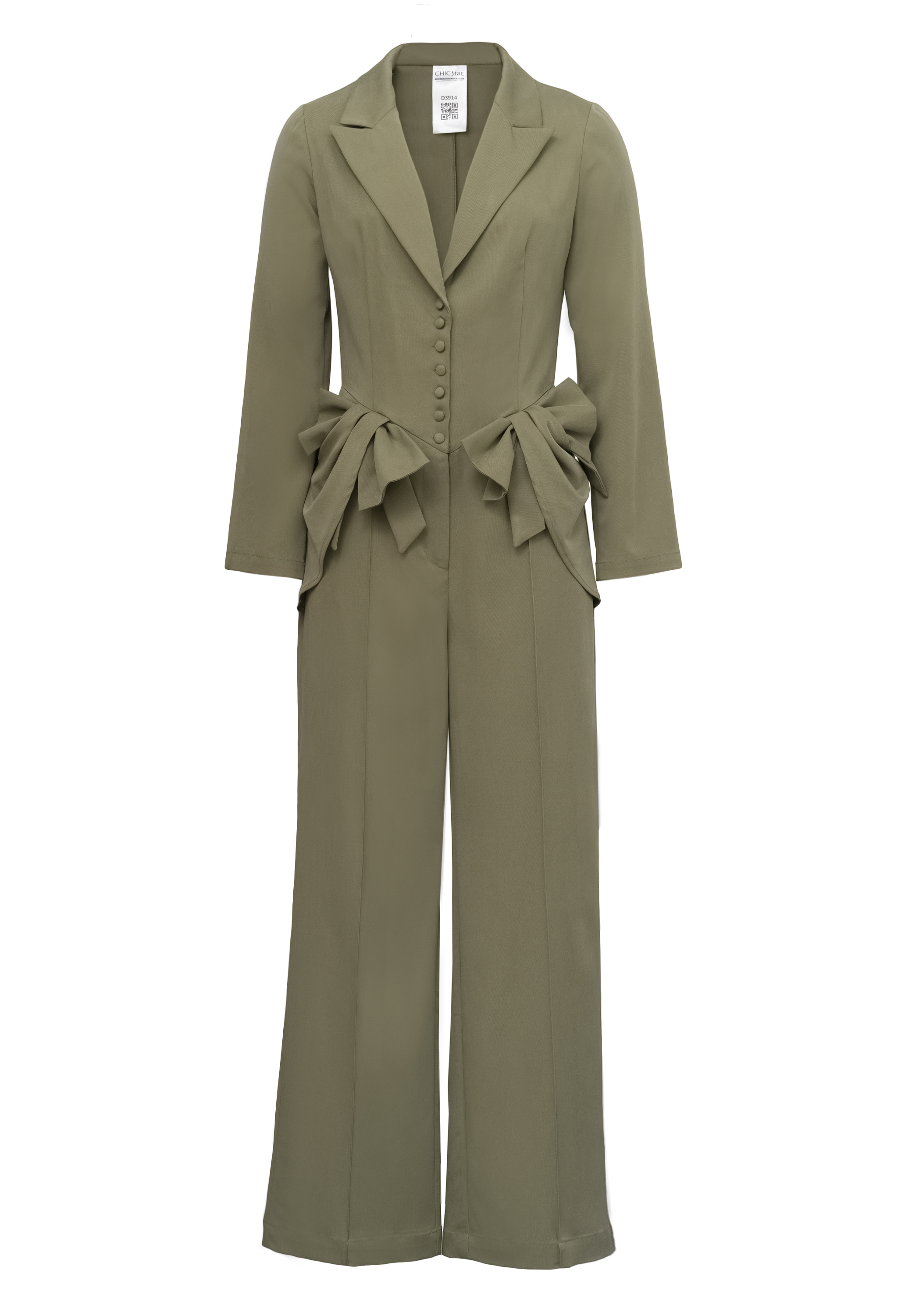 Modal Bow-Tie Jumpsuit