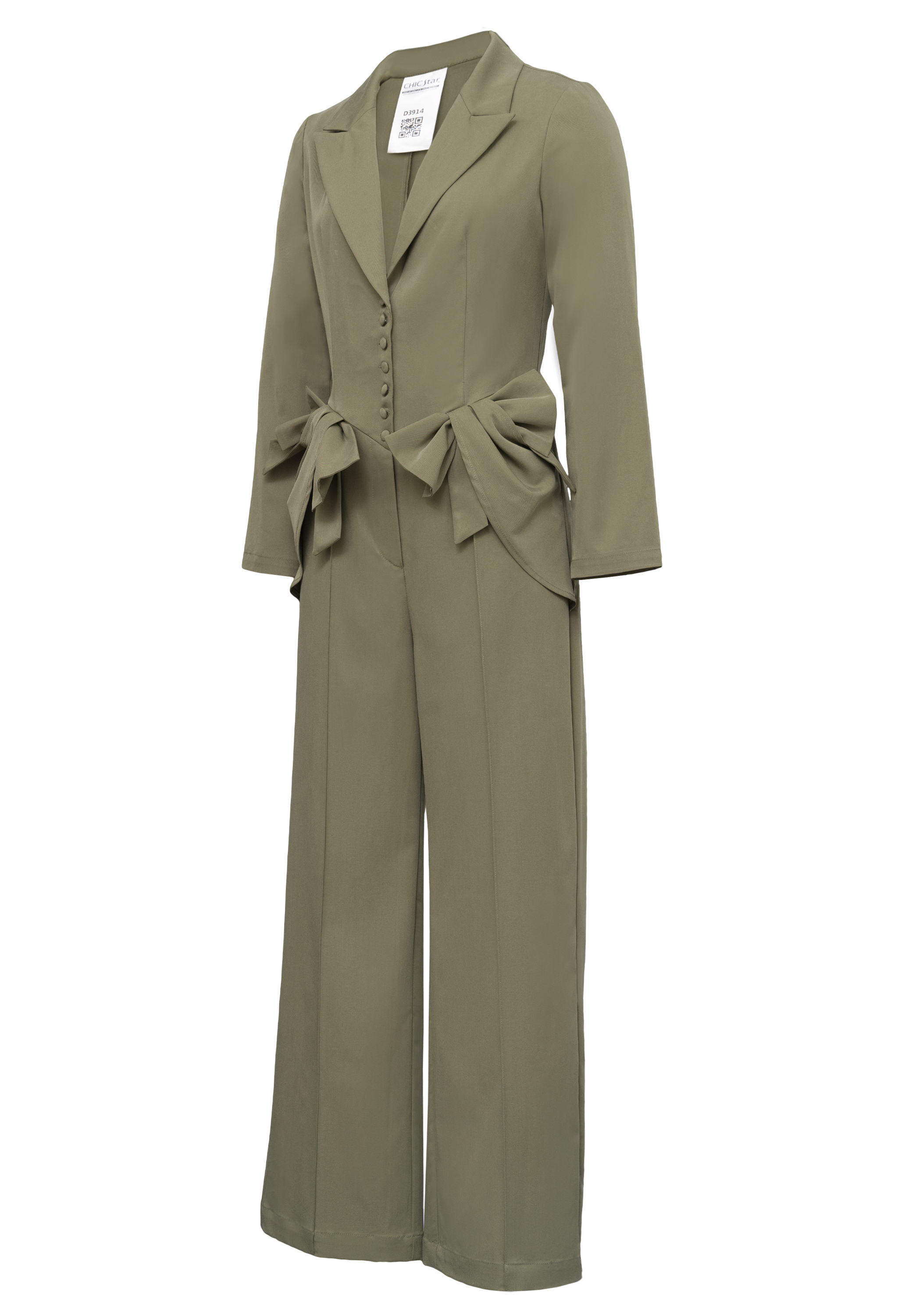 Modal Bow-Tie Jumpsuit