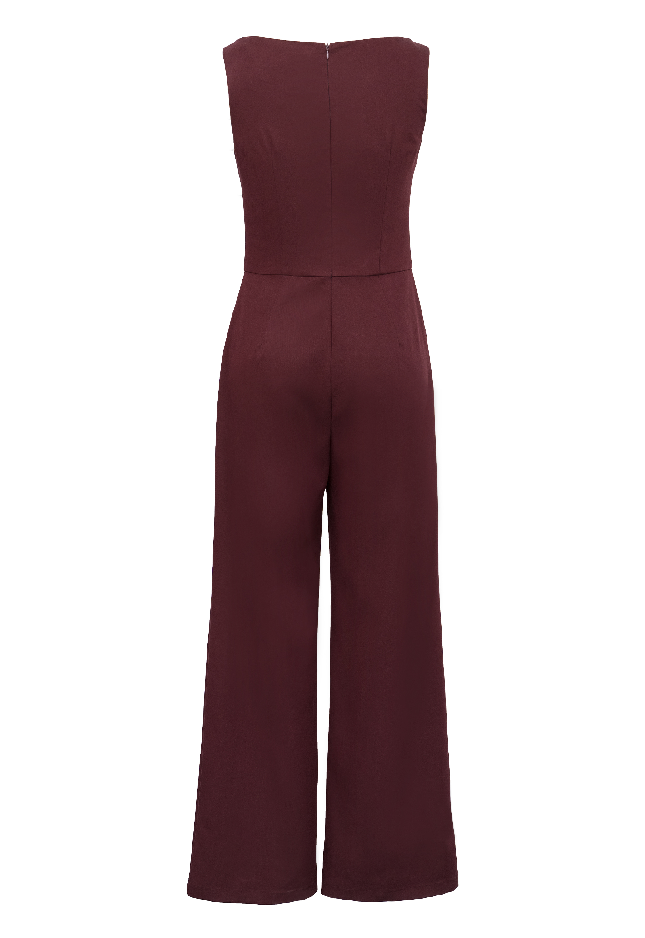 Modal Rhinstone Cut-Out Jumpsuit