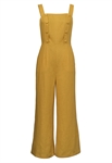 Linen Buttons Jumpsuit