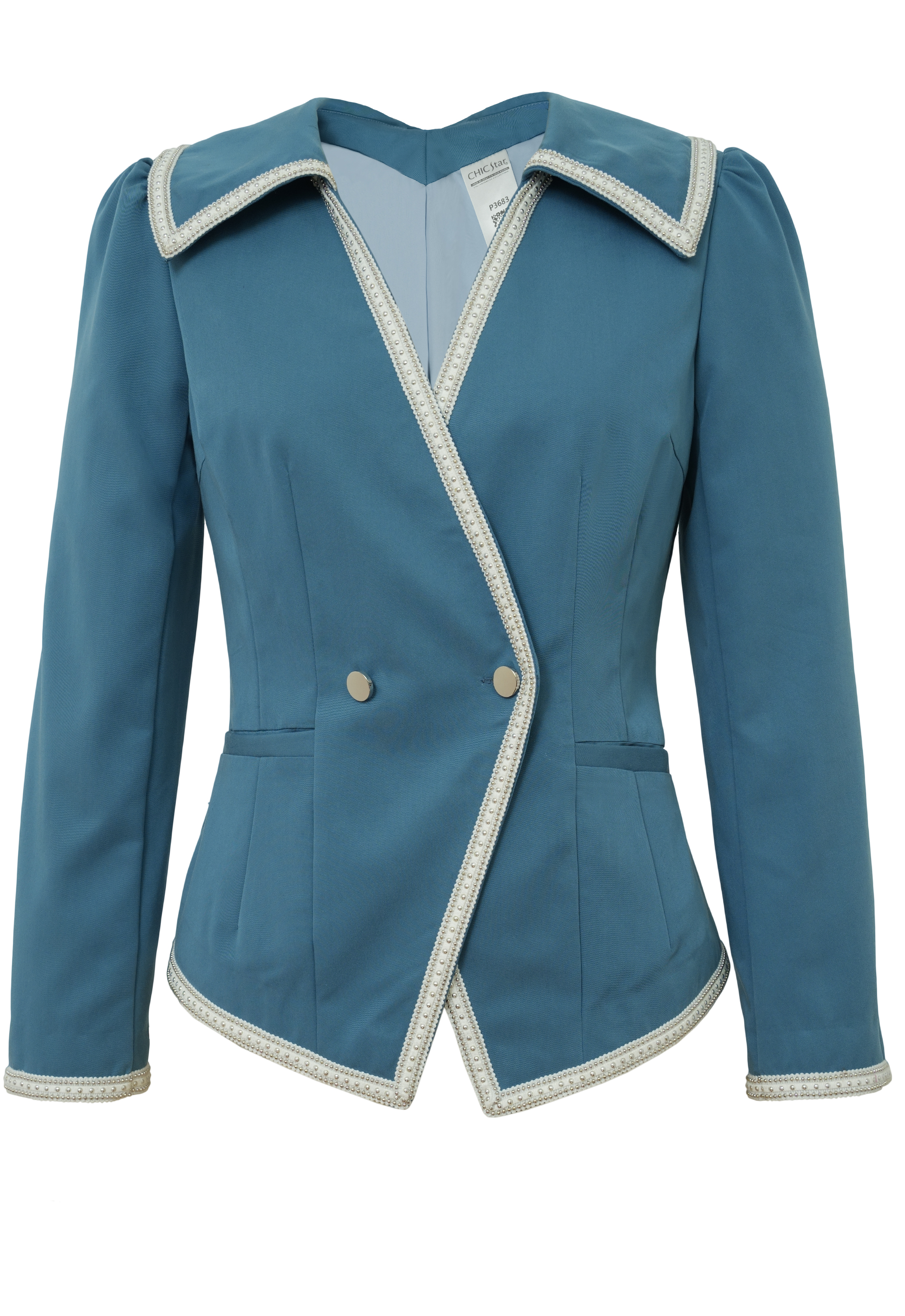 Modal Trim Blazer Jacket