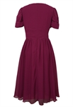 Viscose Layered Chiffon Dress