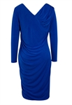 Acetate Drape Ruched Dress