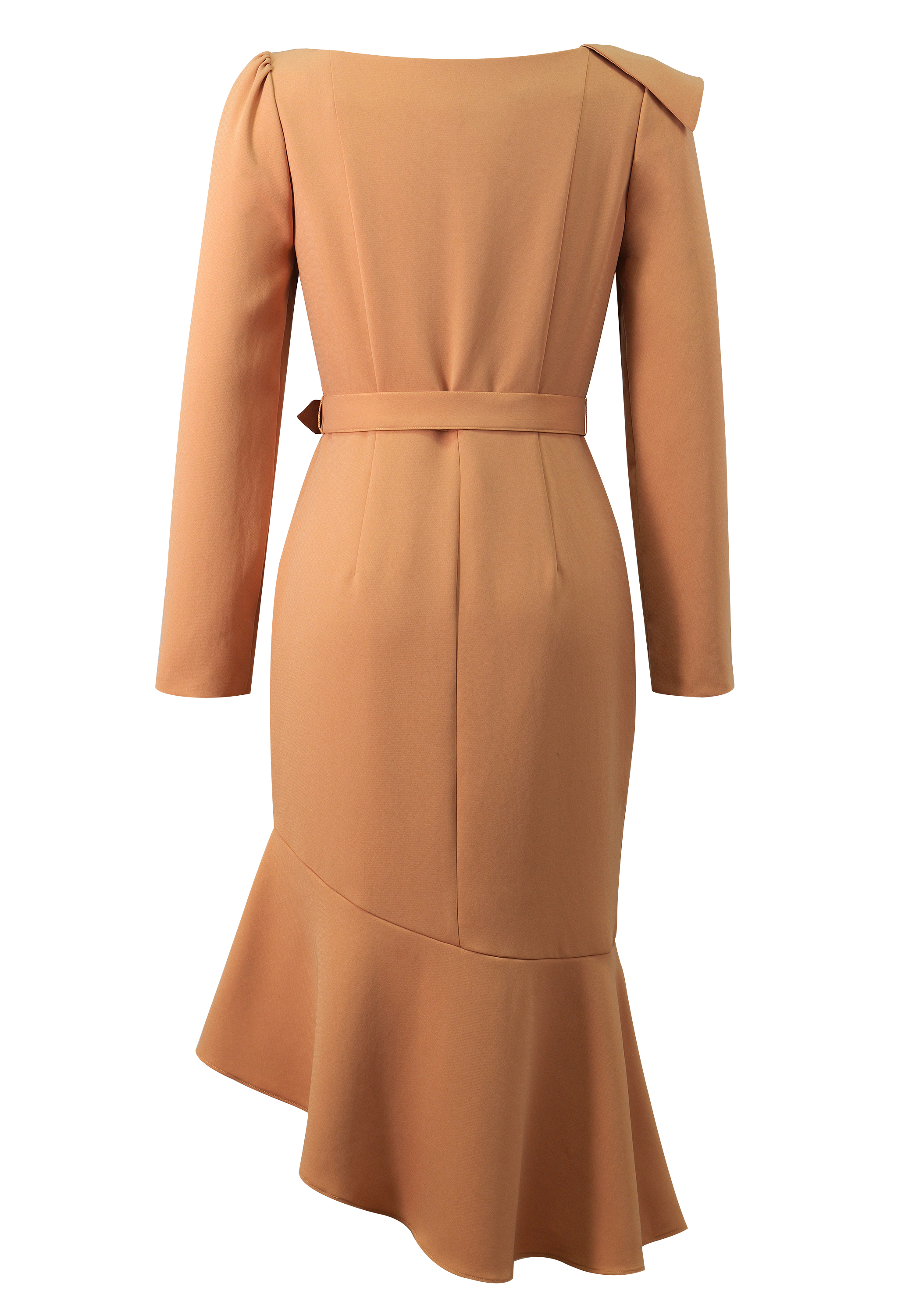 Acetate Layered Asymmetric Dress