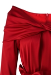 Twist Peplum Dress