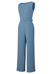 2Pcs Asymmetric Poncho Jumpsuit