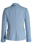 Blazer Jacket, Lace Trim Details,  Embellished Lapels, Ornate Cuffs, Flap Pockets