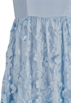 Formal Dress, Floral Applique Skirt, 3D Flower Embellishments