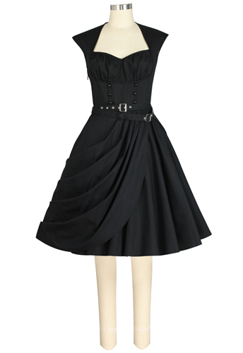 Ruffle Belted Dress