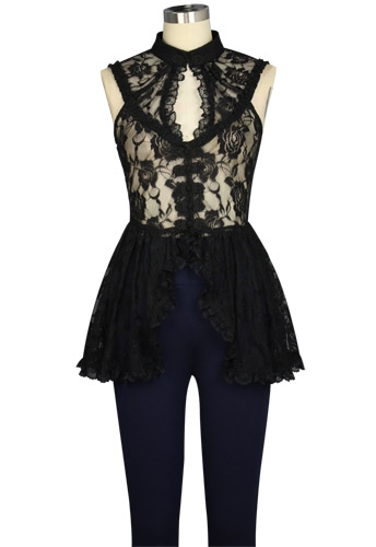 Lace Gothic Top