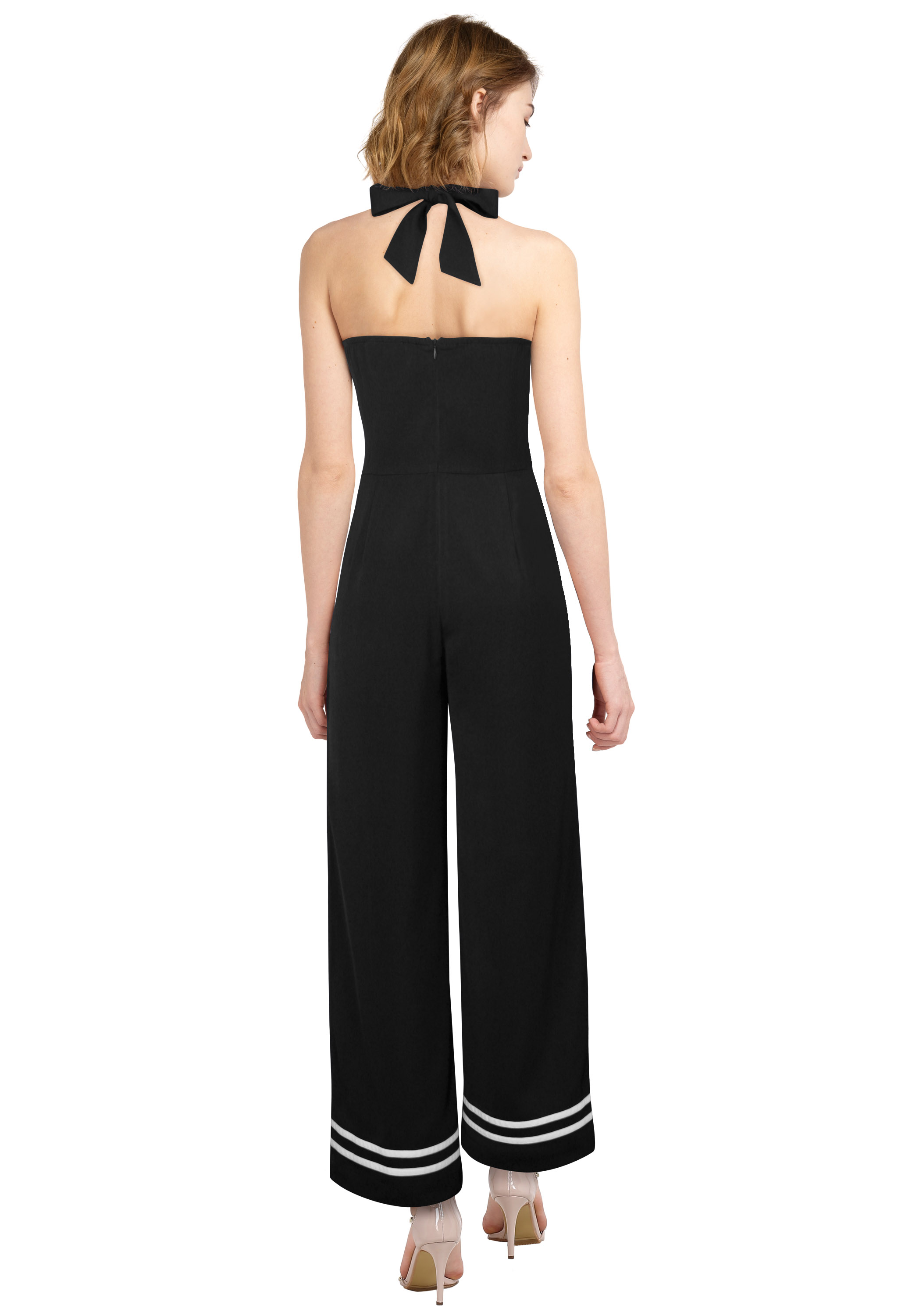 Retro Halter Jumpsuit