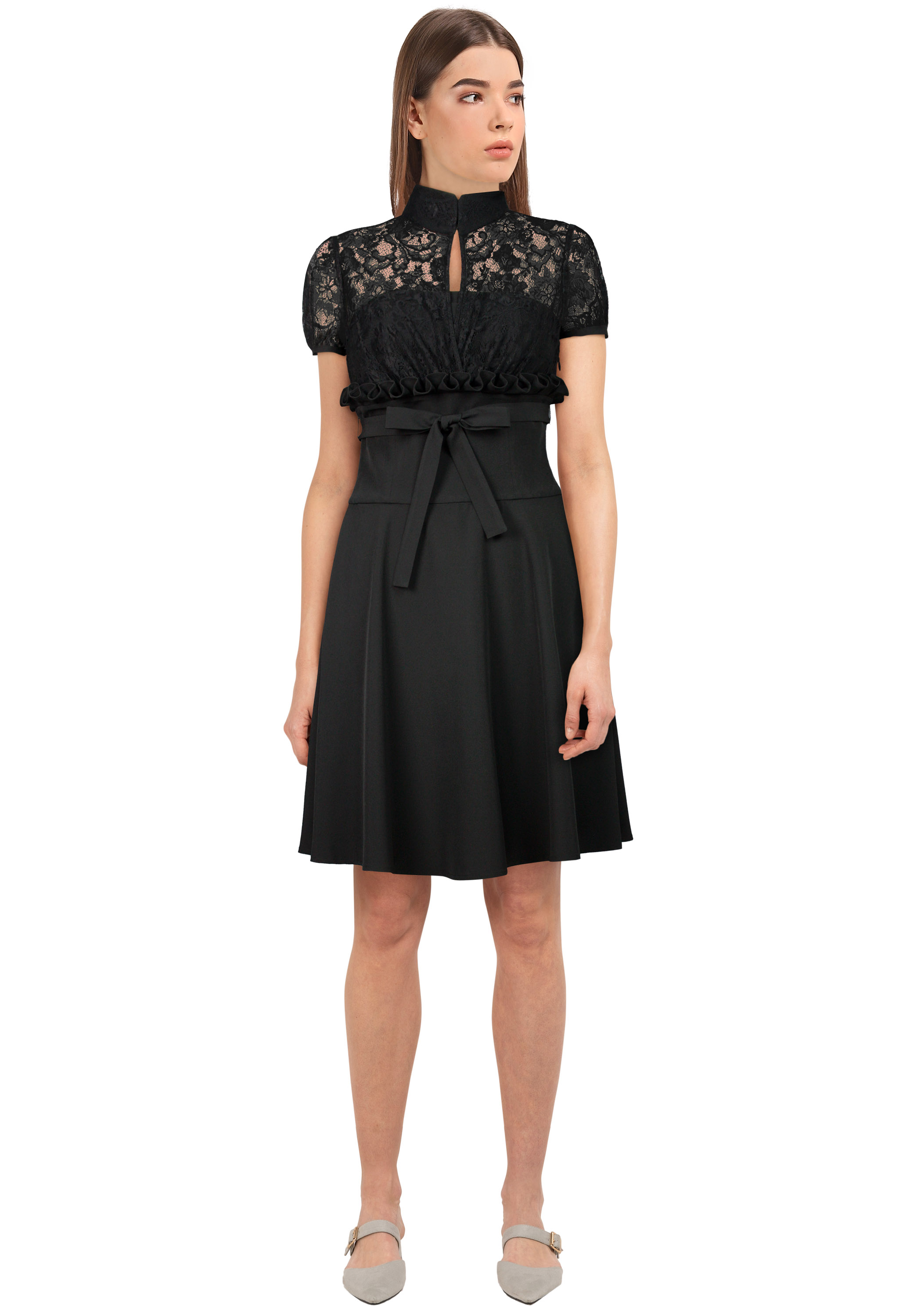 Ruffle Lace Dress