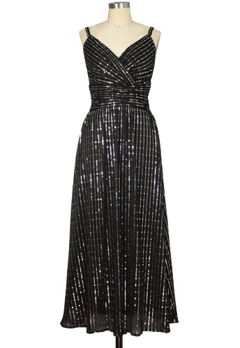 Metallic Embellished Gown