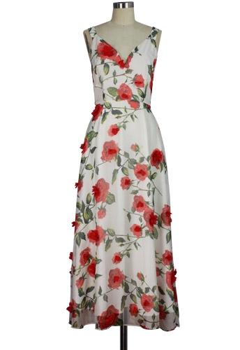 3D Floral Dress