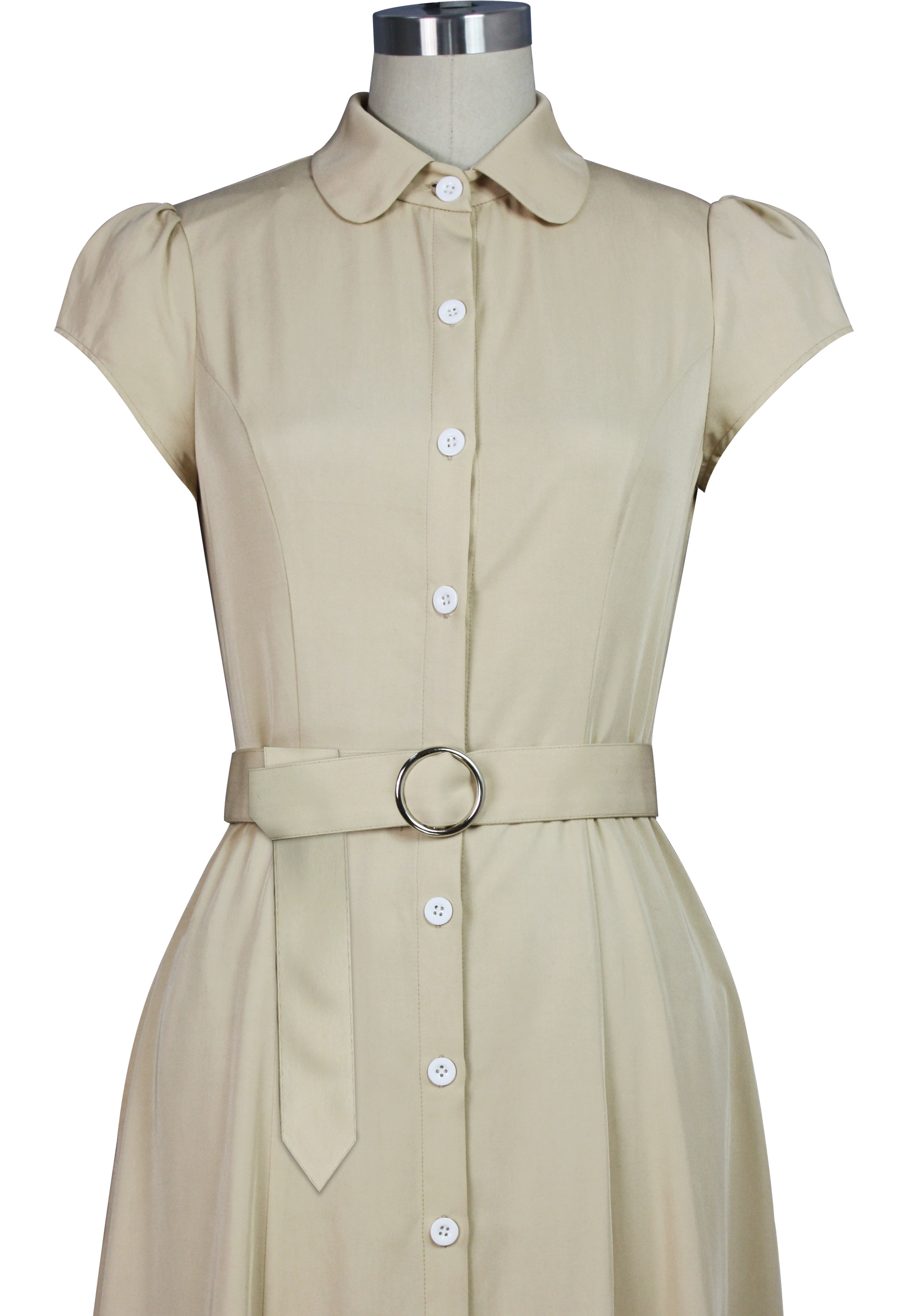 Tencel Button-down Dress