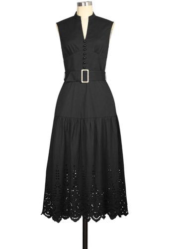 Eyelet Long Hippie Dress