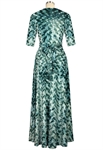 Boho Tie-Dye Velvet Dress