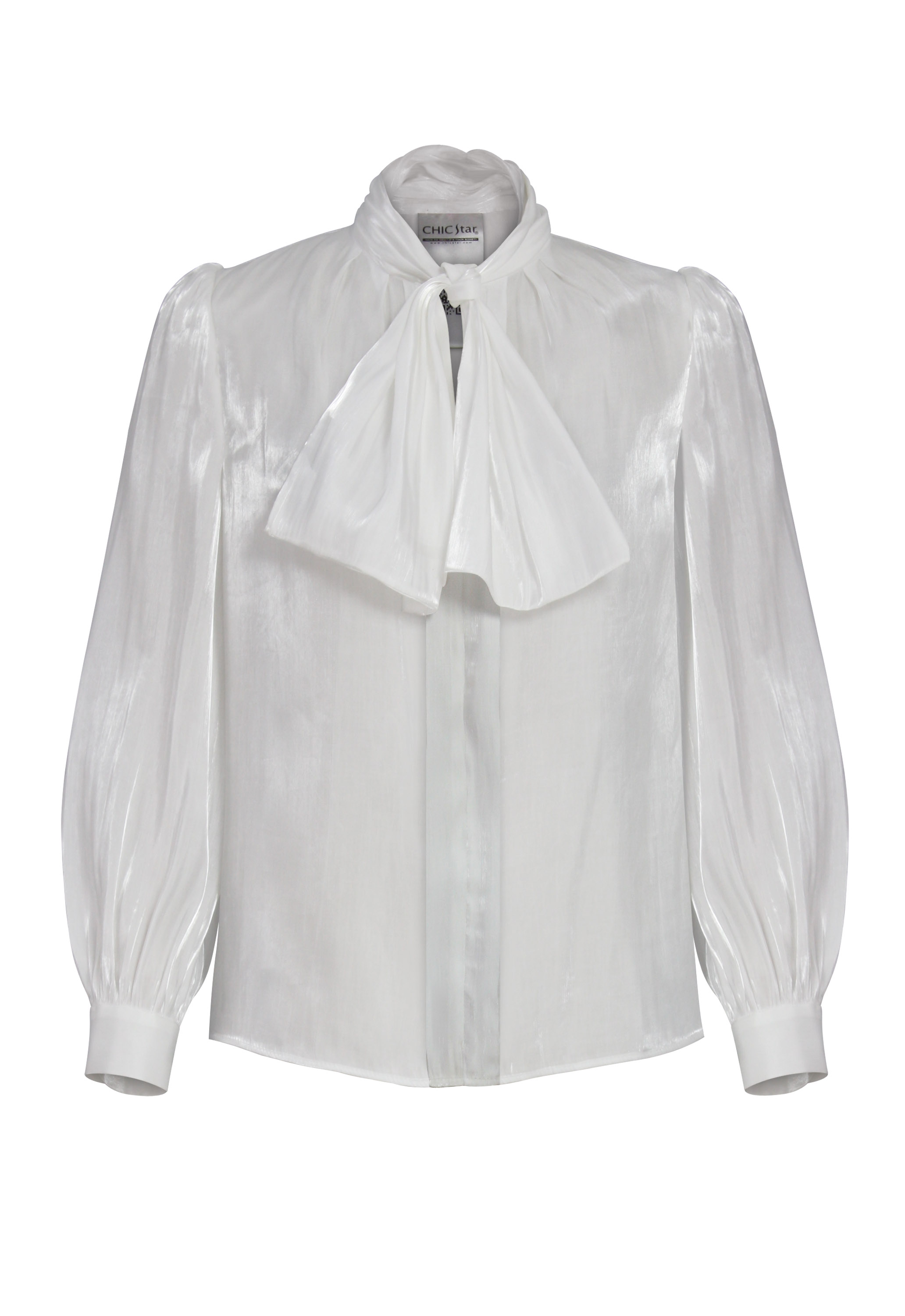 Shimmer Tie Blouse