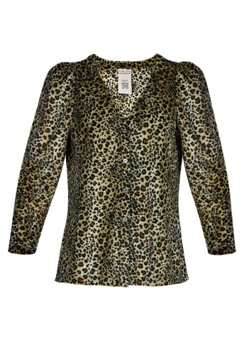 Leopard Velvet Blouse