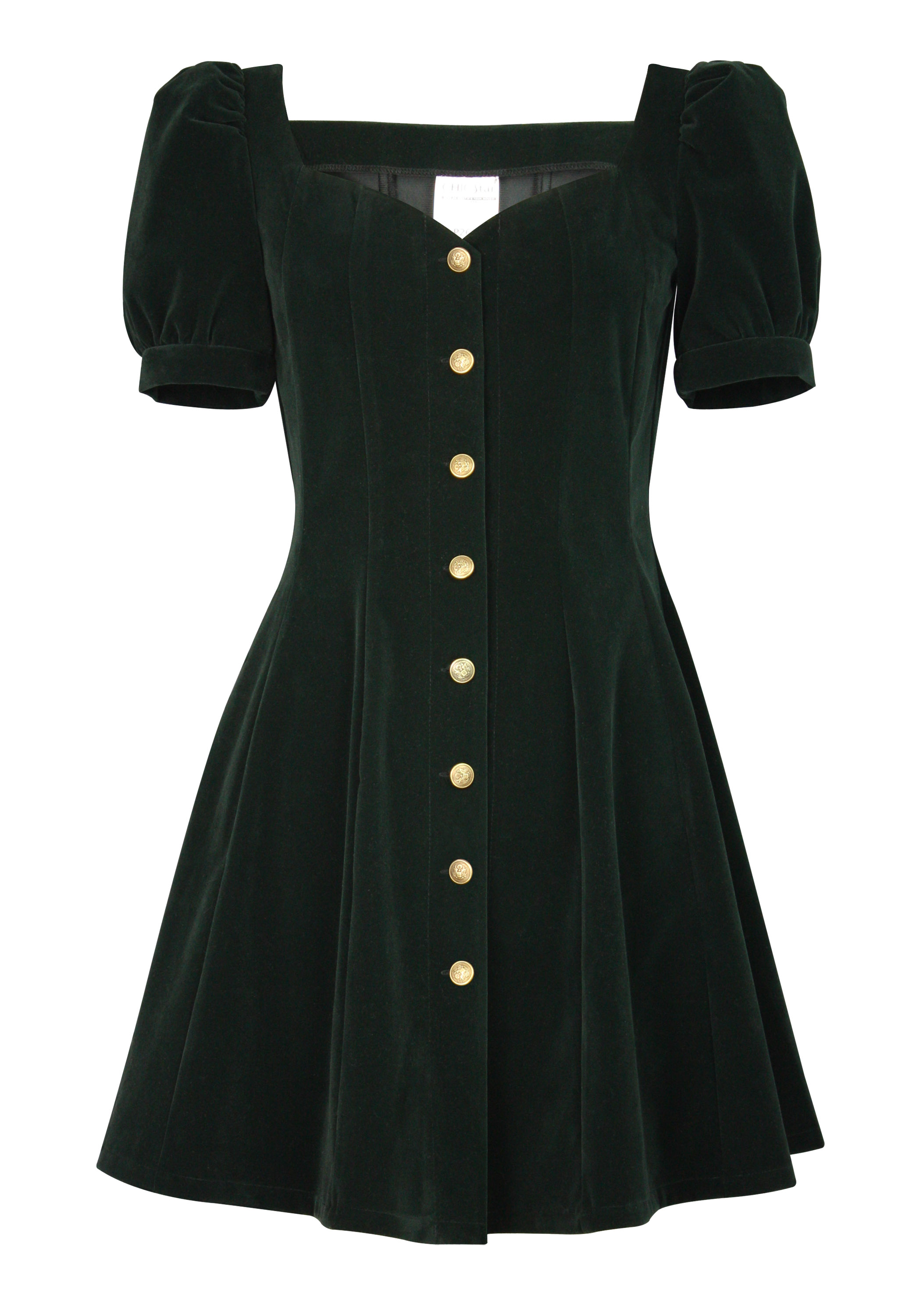 Velveteen Mini Dress