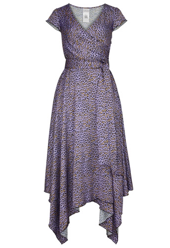 Leopard Satin Dress