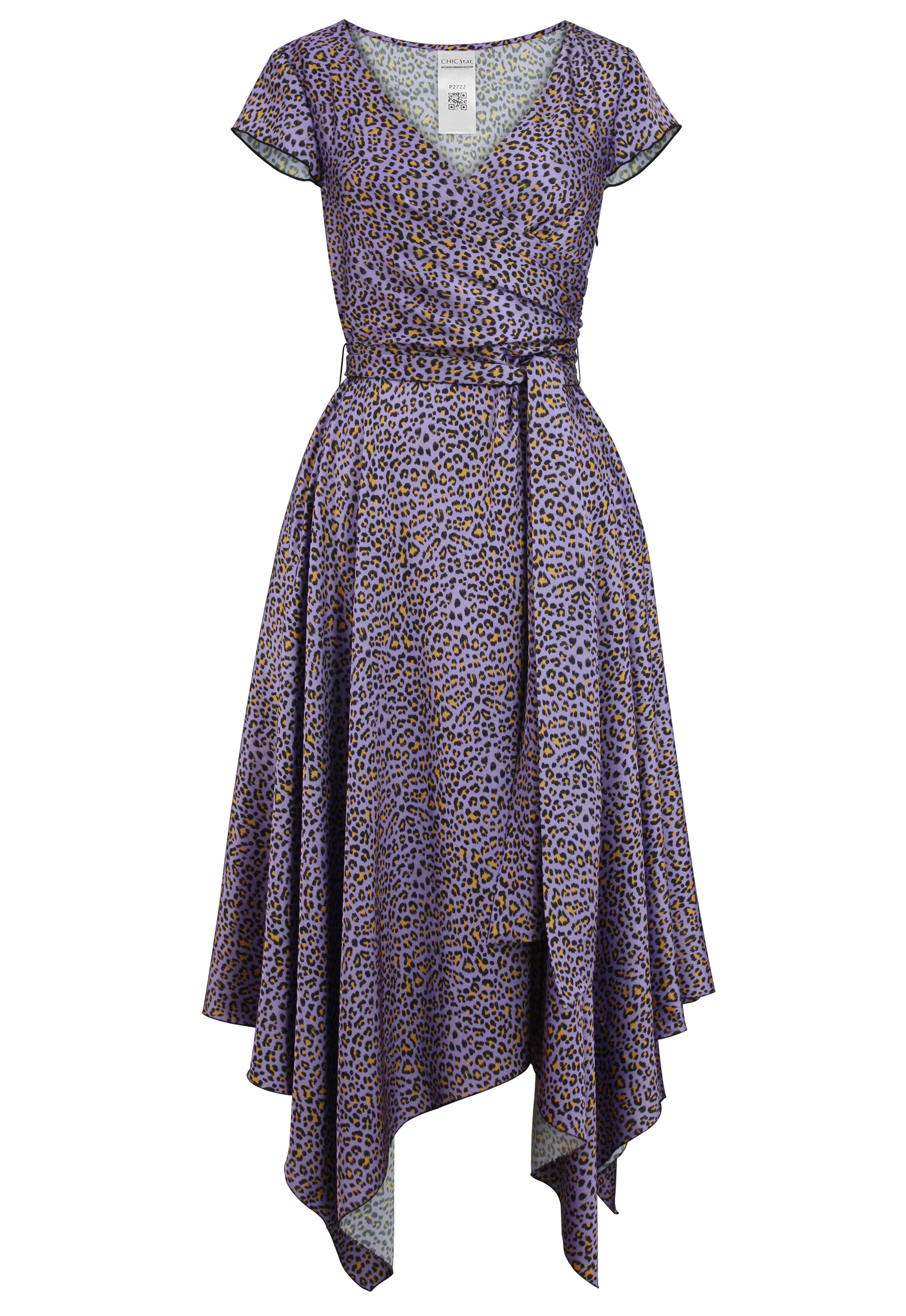 Leopard Satin Dress