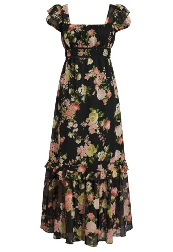 Floral Chiffon Dress