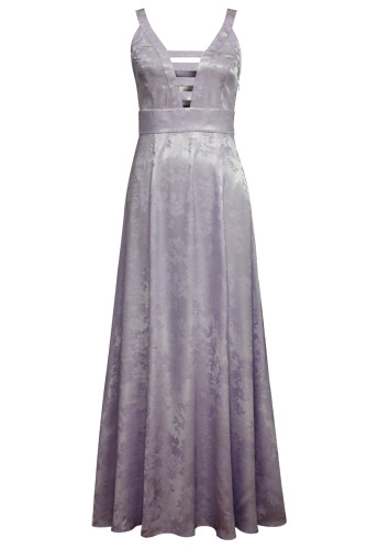 Jacquard Satin Dress