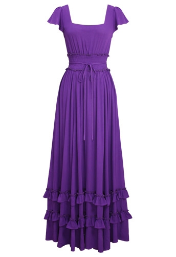 Ruffle Maxi Dress