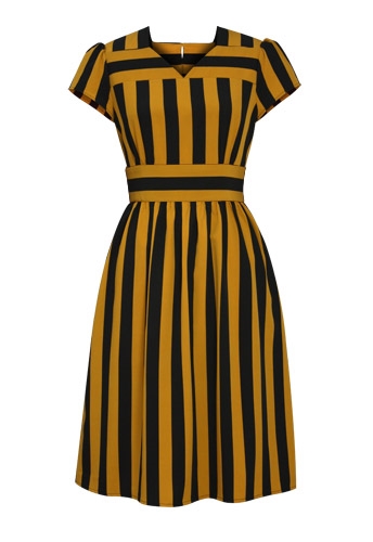 Stripes Midi Dress