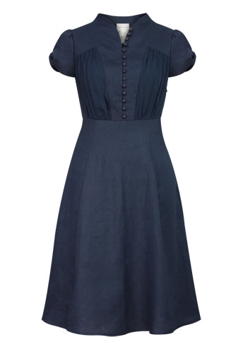 Linen Midi Dress