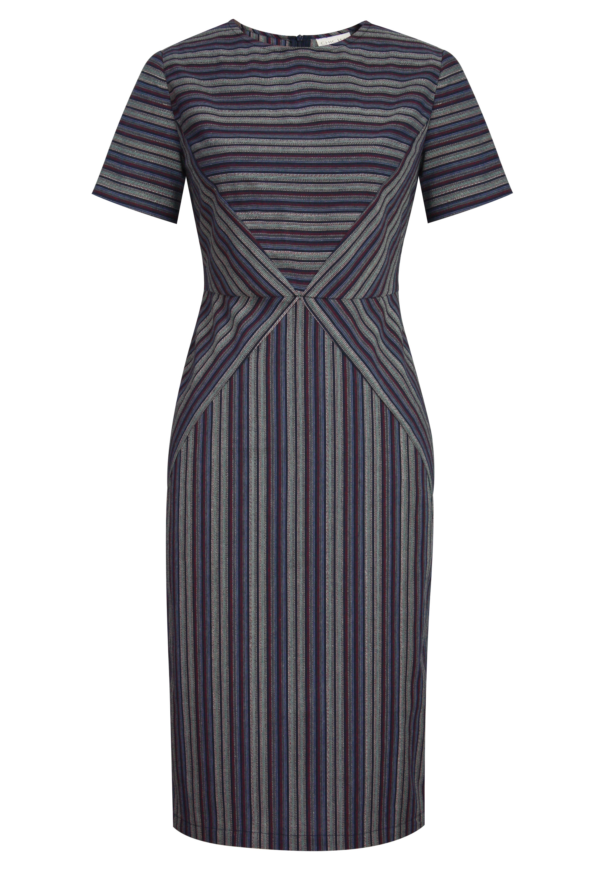 Stripes Linen Blend Dress