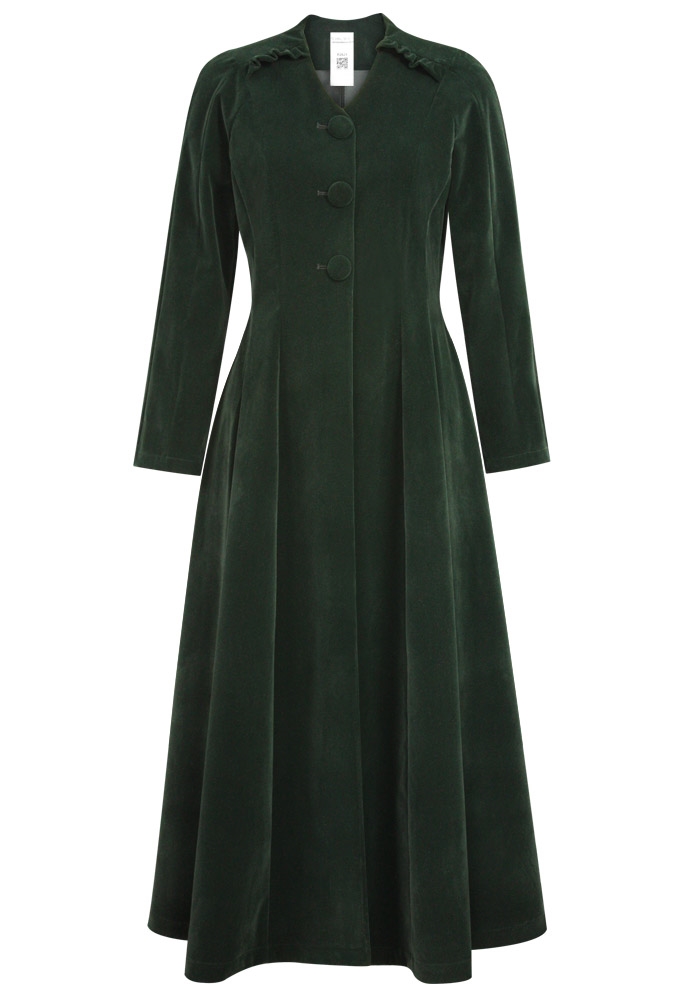Velvet Maxi Dress Coat