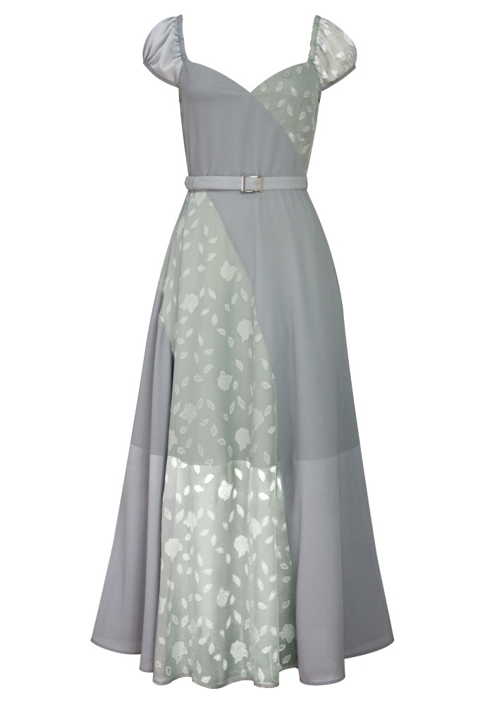 Textured Chiffon Dress