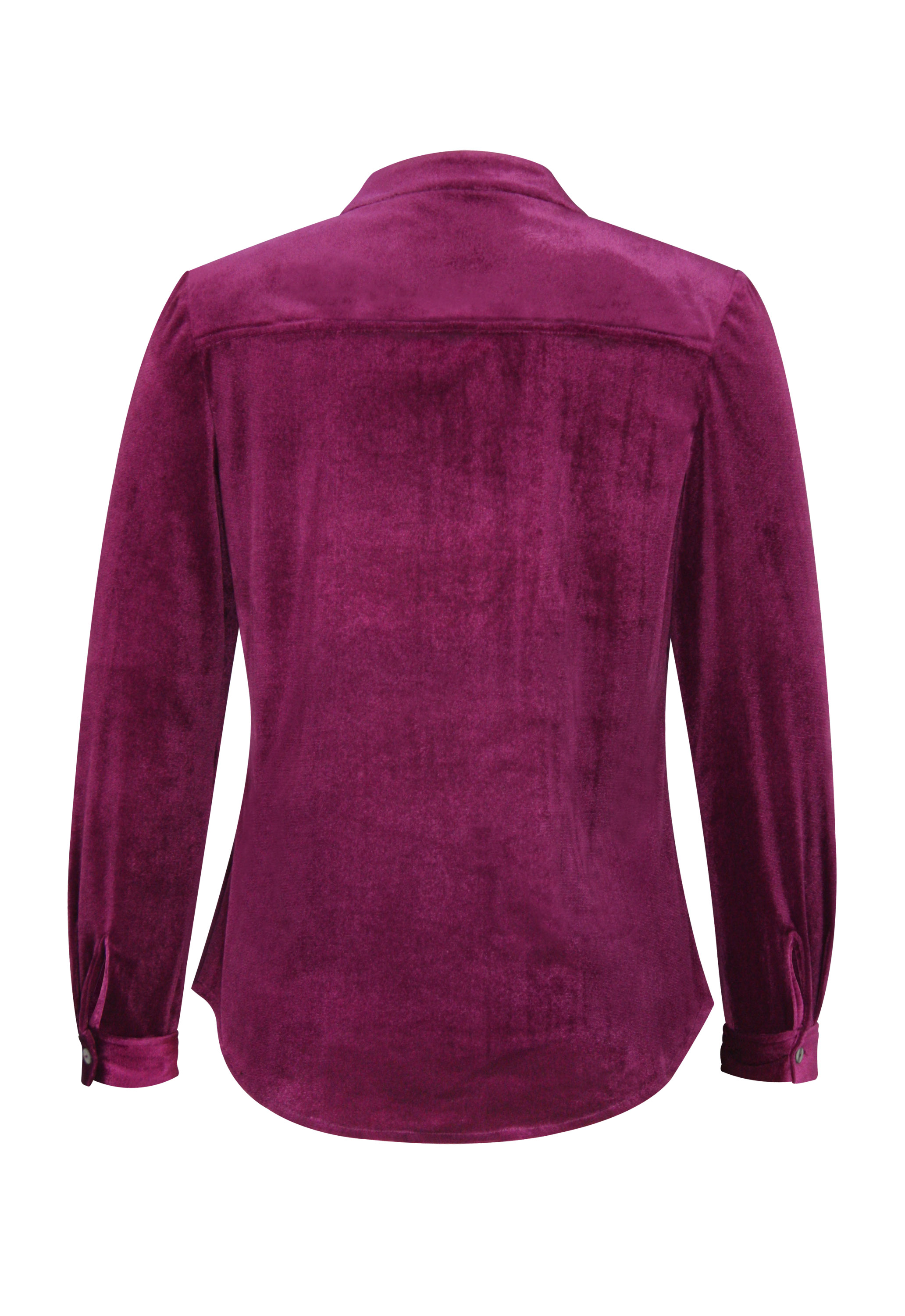 Velvet Tie Shirt